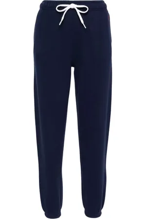 Ralph Lauren Spodnie, Kobieta, Niebieski, M, Granatowe spodnie dresowe z logo
