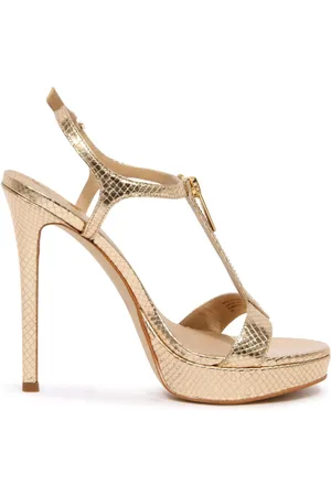 Michael Kors Buty, Kobieta, Żółty, 36 EU, Pale Gold Berkley Stiletto Sandal