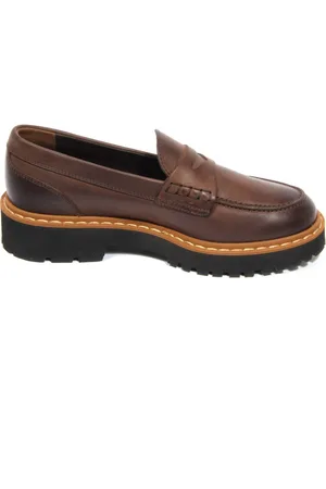 Hogan Buty, Kobieta, brązowy, 36 EU, Wintage loafers z pamięcią pianki