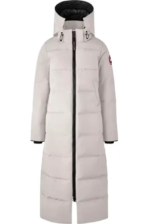 Canada Goose Płaszcze, Kobieta, Szary, L, Szary płaszcz puchowa Mystique