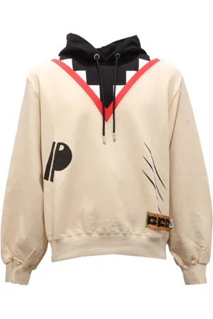 GCDS Bluzy, Mężczyzna, Biały, S, Włoski Sweatshirt Ss 22M100110