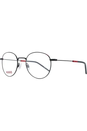 HUGO BOSS Akcesoria, Mężczyzna, Czarny, ONE SIZE, Okrągłe metalowe okulary