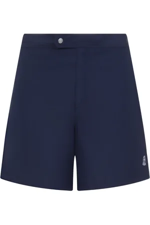 Brunello Cucinelli Stroje kąpielowe, Mężczyzna, Niebieski, L, Niebieska odzież plażowa dla mężczyzn Ss 25