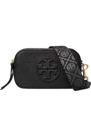 Tory Burch Torebki, Kobieta, Czarny, ONE SIZE, Czarna Torba Crossbody Miller Mini