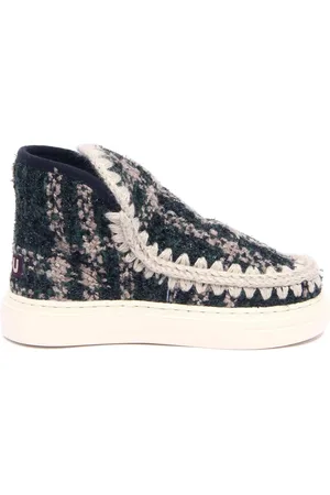 Mou Buty, Kobieta, Wielobarwność, 36 EU, Odważne Tekstylne Eskimo Sneaker Buty