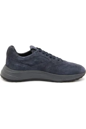 Hogan Buty, Mężczyzna, Niebieski, 42 1/2 EU, Zamsz, Buty zamszowe Hyperlight z technologią Memory Foam