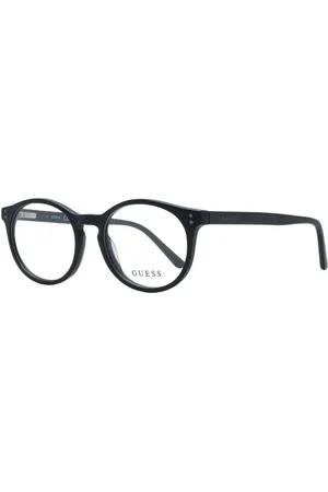 Guess Akcesoria, unisex, Czarny, ONE SIZE, Stylowe okrągłe oprawki optyczne z soczewkami demo