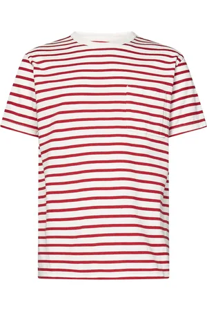 FORTELA Koszulki, Mężczyzna, Wielobarwność, L, Czerwony T-shirt i Polo w Paski