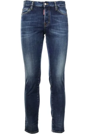 Dsquared2 Jeansy, Mężczyzna, Niebieski, S, Stylowe Jeansyy