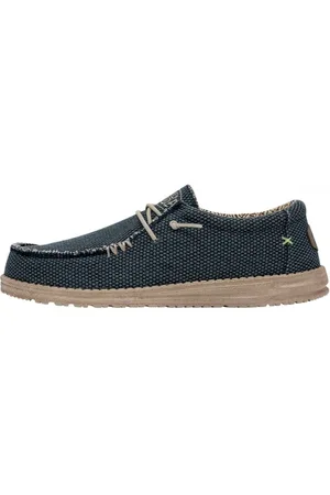 Hey dude Buty, Mężczyzna, Niebieski, 42 EU, Elastyczny Slip-On Sneaker