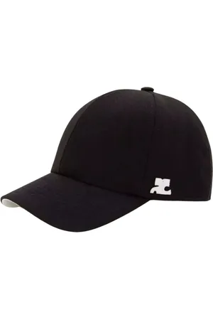 Courrèges Akcesoria, Kobieta, Czarny, M, Czarna czapka z daszkiem Stylowy design