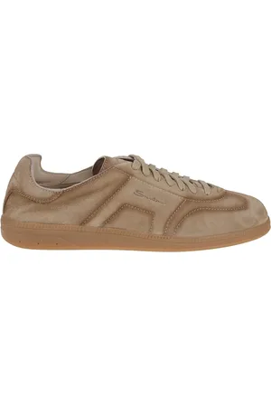 santoni Buty, Mężczyzna, Beżowy, 40 EU, Brązowe Sneakersy dla Mężczyzn