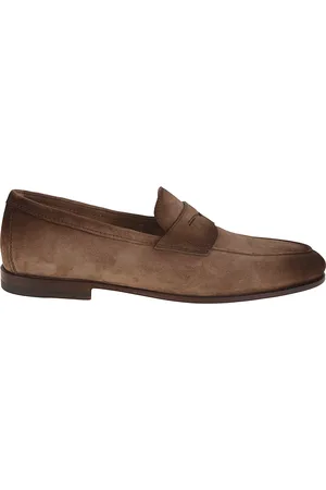 santoni Buty, Mężczyzna, brązowy, 41 EU, Brązowe Mokasyny dla Mężczyzn