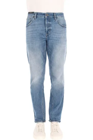 PT Torino Jeansy, Mężczyzna, Niebieski, W32, Dżinsy Tapered Fit z Bawełny