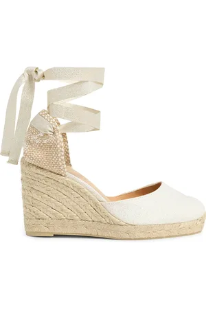 Castaner Buty, Kobieta, Biały, 40 EU, Carina/8/032 9 cm Koturny