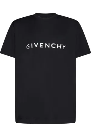 Givenchy Koszulki, Mężczyzna, Czarny, XS, Bawełna, Archetype Oversized T-Shirt