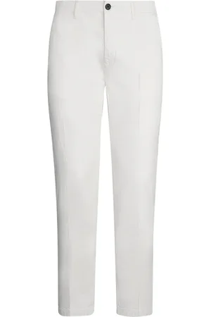 Liu Jo Spodnie, Mężczyzna, Biały, L, Bawełna, Białe Spodnie Chino Slim Fit Bawełna