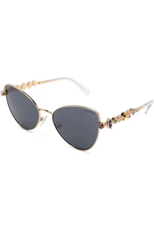 Swarovski Akcesoria, Kobieta, Żółty, 56 MM, Sk 7034 404M87 Okulary