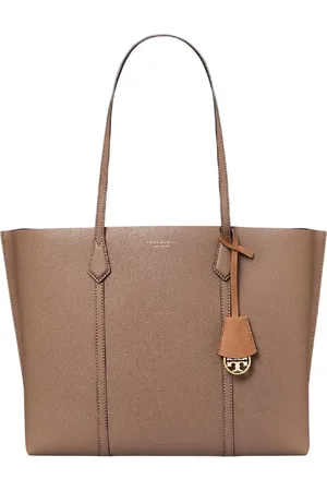 Tory Burch Torebki, Kobieta, brązowy, ONE SIZE, Brązowa Torebka Perry z Logo