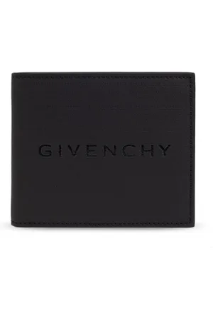 Givenchy Akcesoria, Mężczyzna, Czarny, ONE SIZE, Czarna Portmonetka Bifold z Motywem 4G