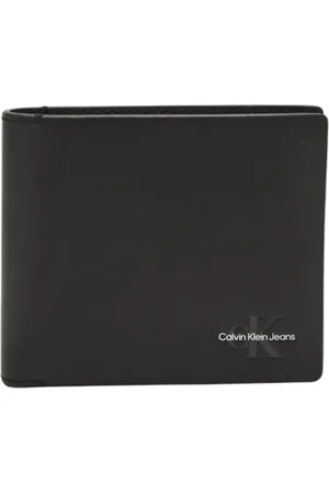 Calvin Klein Akcesoria, Mężczyzna, Czarny, ONE SIZE, Zestaw portfela i etui na karty z eko-skóry