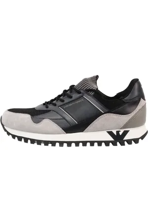 Emporio Armani Buty, Mężczyzna, Wielobarwność, 40 EU, Sneakersy z Logo, Podeszwa z Gumy
