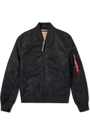 Alpha Industries Kurtki, Mężczyzna, Czarny, 2XL, Nylon, kurtka bombowcowe