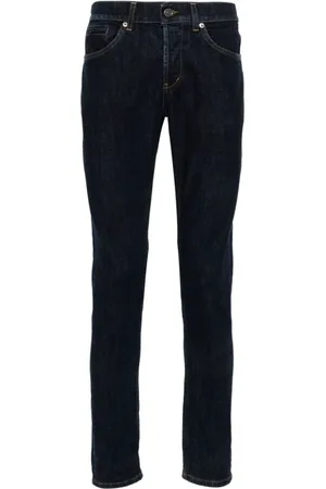 Dondup Jeansy, Mężczyzna, Niebieski, W31, George Niebieskie Jeansyy Skinny z Mieszanki Bawełny