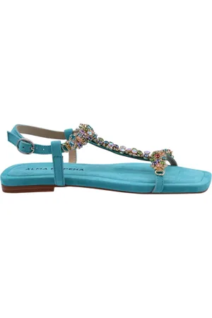 Alma en Pena Buty, Kobieta, Niebieski, 37 EU, Stylowa Sandał Paestum