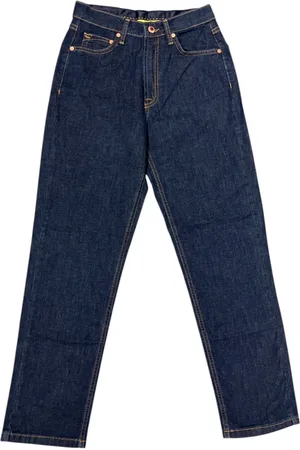 HARMONT&BLAINE Jeansy, Mężczyzna, Niebieski, W42, Wysokie jeansy z niebieskiego elastycznego bawełny - 38
