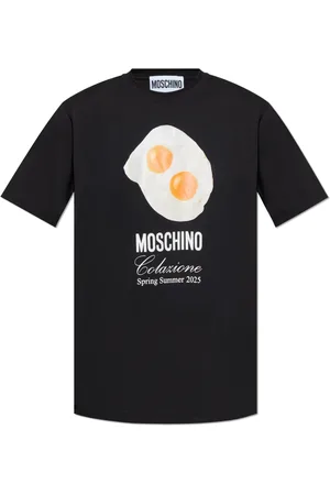 Moschino Koszulki, Mężczyzna, Czarny, M, T-shirt z nadrukiem