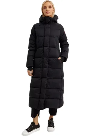 Canada Goose Płaszcze, Kobieta, Czarny, S, Klasyczny Czarny Płaszcz Alliston
