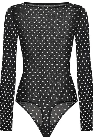 Wolford Koszulki, Kobieta, Czarny, M, Czarny Top z Unikalnym Stylem