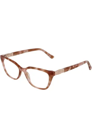 Guess Akcesoria, Kobieta, Beżowy, ONE SIZE, Beżowe Okulary Optyczne w Etui