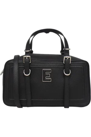 ERMANNO SCERVINO Torebki, Kobieta, Czarny, ONE SIZE, Damska torba z eko skóry z logo