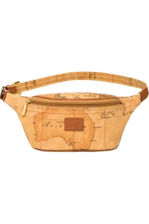 ALVIERO MARTINI 1A CLASSE Torebki, Kobieta, Beżowy, ONE SIZE, Kopertówka z eko skóry z logo