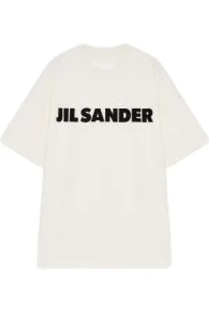 Jil Sander Koszulki, Kobieta, Biały, M, Elegancka Stylowa Kolekcja Modowa