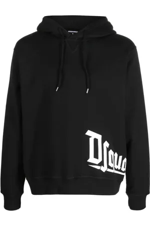Dsquared2 Bluzy, Mężczyzna, Czarny, XL, Modne Bluzy dla Mężczyzn i Kobiet