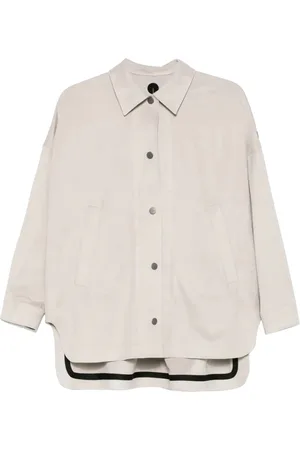 RRD Bluzki, Kobieta, Beżowy, M, Zamsz, Ivory Overshirt dla kobiet