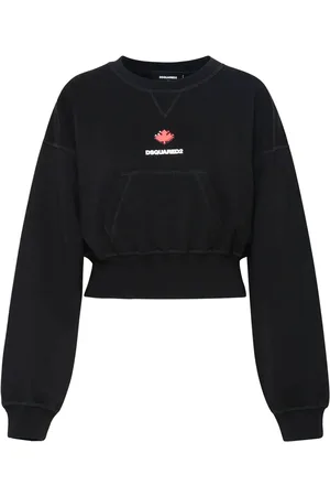 Dsquared2 Bluzy, Kobieta, Czarny, XS, Włoskie Bluzy