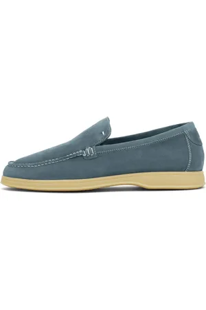 Boggi Milano Buty, Mężczyzna, Niebieski, 42 EU, Zamsz, Aria Mokasyny zamszowe