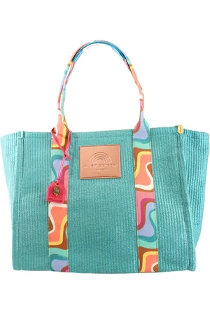 Kurt Geiger Torebki, Kobieta, Niebieski, ONE SIZE, Stylowa Torebka Shopper