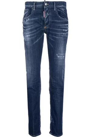 Dsquared2 Jeansy, Kobieta, Niebieski, XS, Stylowe Jeansyowe Spodnie