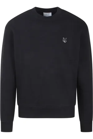 Maison Kitsuné Bluzy, Mężczyzna, Szary, S, Koszulka z emblematem Bold Fox Head
