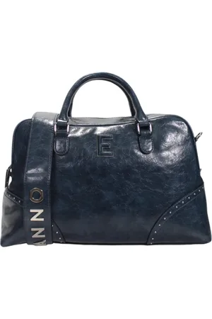 ERMANNO SCERVINO Torebki, Kobieta, Niebieski, ONE SIZE, Torba damska z eko-skóry i odpinanym paskiem