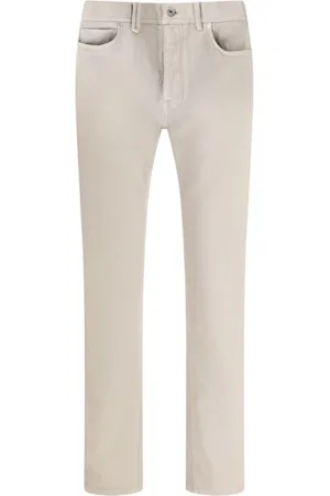 BRIONI Jeansy, Mężczyzna, Beżowy, W32, Luksusowe Five-Pocket Meribel Jeansy