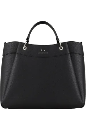 Armani Exchange Torebki, Kobieta, Czarny, ONE SIZE, Damska torba z eko skóry z logo