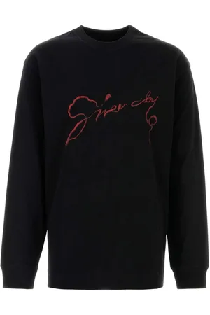 Givenchy Bluzy, Mężczyzna, Czarny, S, Czarna Lampa Wąż Druk Bawełniana Koszulka