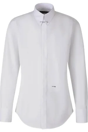 Dsquared2 Koszule, Mężczyzna, Biały, L, Włoskie koszule dla mężczyzn