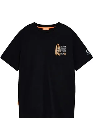 sunseeker Koszulki, Mężczyzna, Czarny, S, T-shirt z nadrukiem logo i grafiką